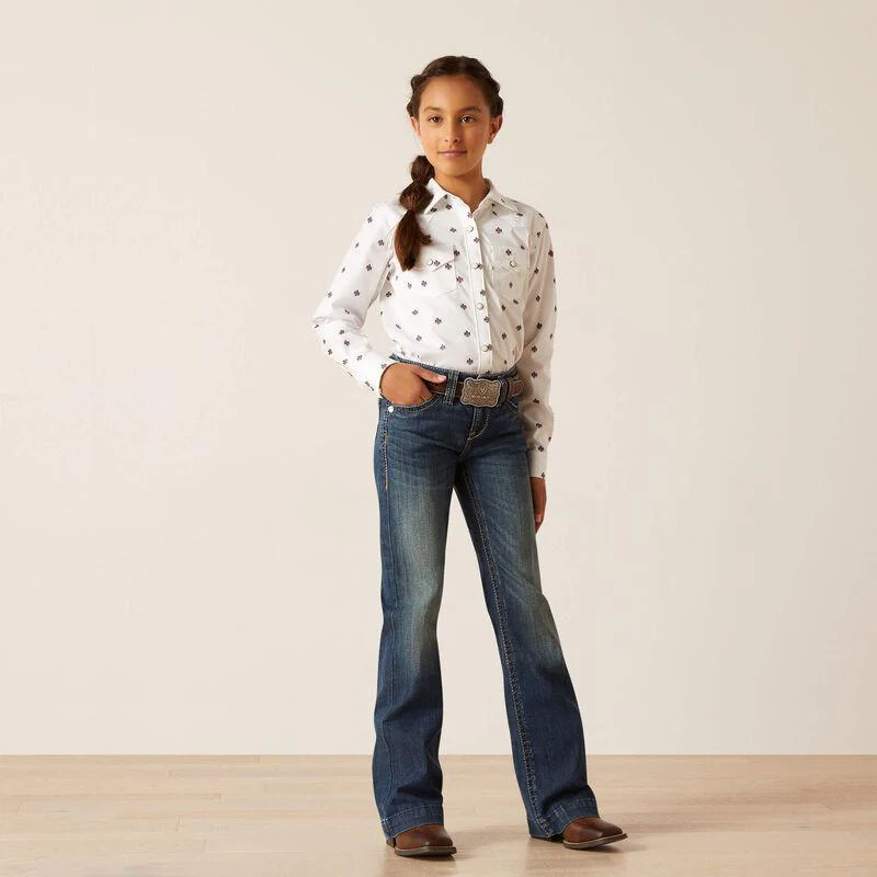 Ariat Girl's Trouser Stretch Fit - CLEARANCE - Image 2