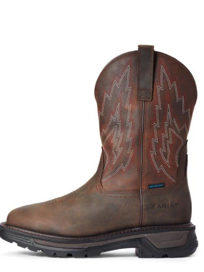 Ariat Men’s Work Boots Big Rig Soft Toe H2O - Image 2