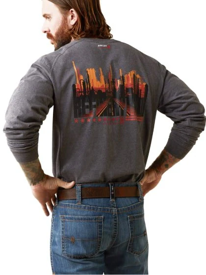 Ariat Men’s Work Shirt Flame Resistant Lightweight Henley - Image 11