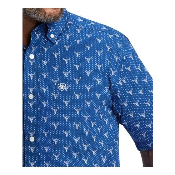 Ariat Men’s Shirt Short Sleeve Classic Jai Button Down - Image 3