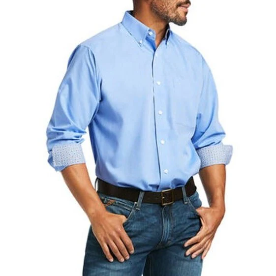 Ariat Men’s Shirt Classic Fit Long Sleeve Wrinkle Free Button Down