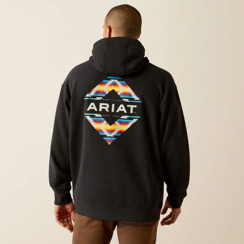 Ariat Men's Diamond Canyon Hoodie - CLEARANCE - Image 9