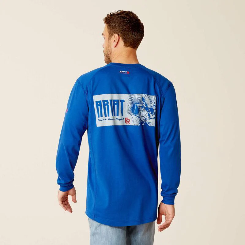 Ariat Men's Flame Resistant Air Ariat Deco T-Shirt - Image 2