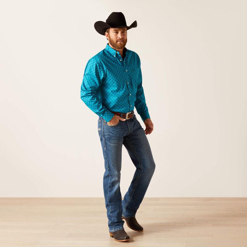 Ariat Men's Gael Wrinkle Free Fitted Shirt - Image 4