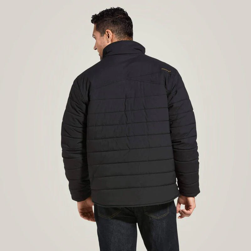 Ariat Mens' Jacket Rebar Valiant Stretch Canvas Water Resistant Insulated Jacket - Image 2