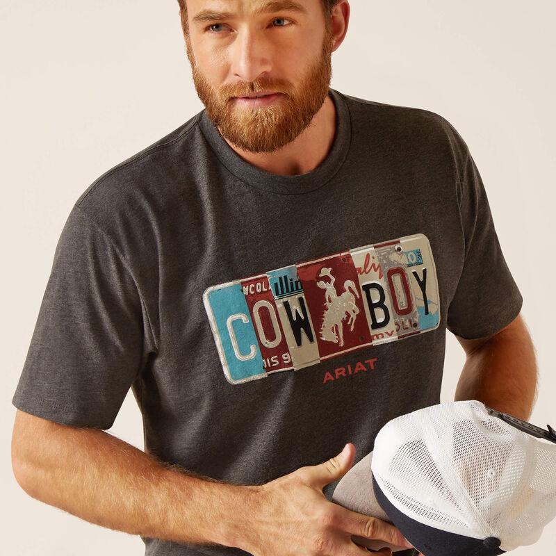 Ariat Men's License Plate Cowboy Short Sleeve T-Shirt - Image 2