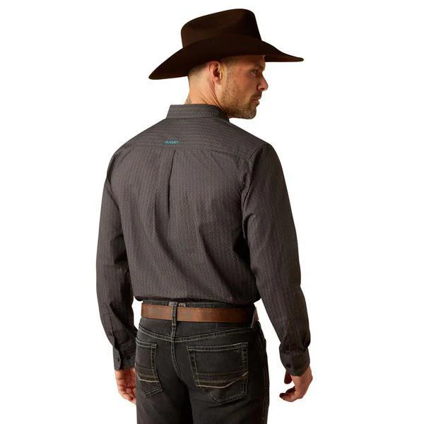 Ariat Men's Pompey Fitted Long Sleeve Button Down Shirt - Image 2