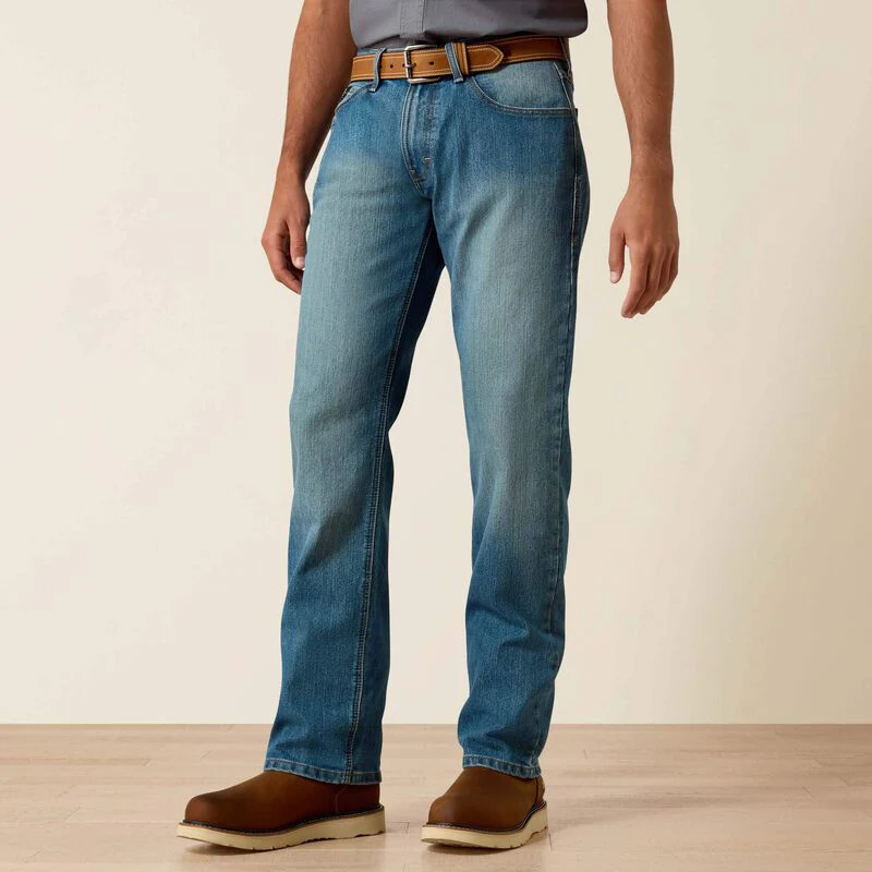 Ariat Men's Rebar M5 Straight DuraStretch Basic Stackable Straight Leg Jean