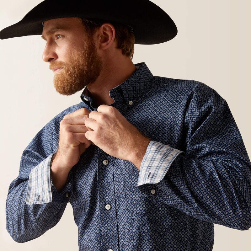 Ariat Men's Western Shirt Wrinkle Free Keagan Fitted Shirt - Image 2