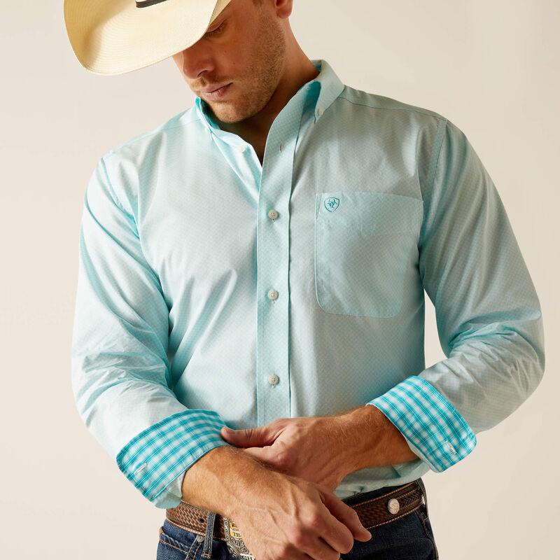 Ariat Men's Western Shirt Wrinkle Free Shepard Fitted Shirt - Image 3