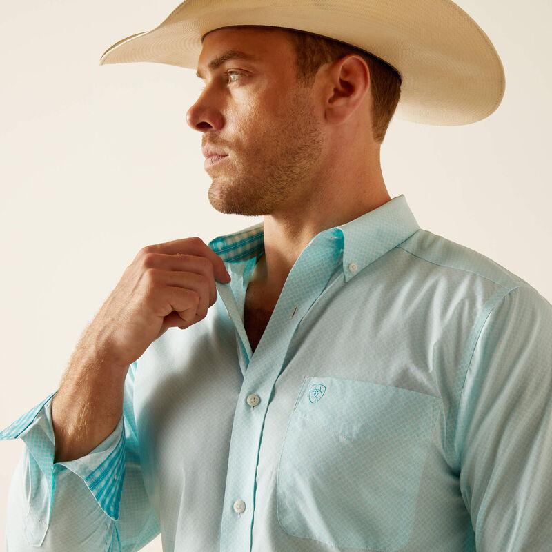 Ariat Men's Western Shirt Wrinkle Free Shepard Fitted Shirt - Image 8