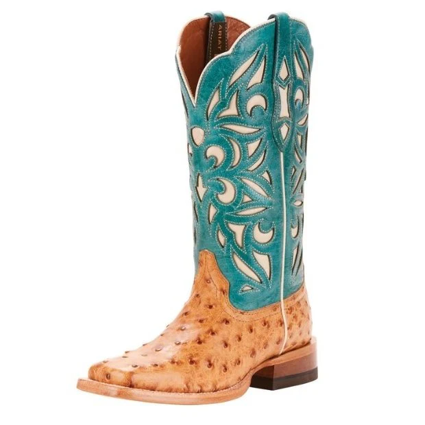 Ariat Women’s Cowgirl Boots Exotic Ostrich Carmencita