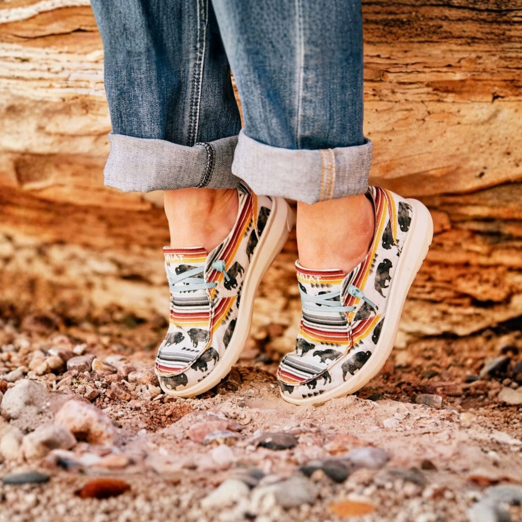 Ariat Women’s Casual Shoe Hilo Buffalo Print - Image 7