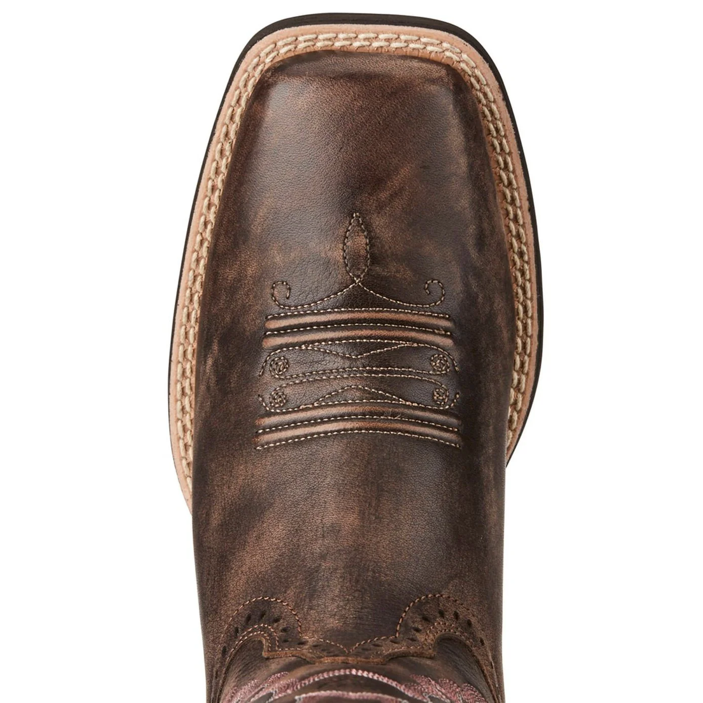 Ariat Women’s Cowgirl Boots QuickDraw Tack Room Chocolate- Clearance - Image 4