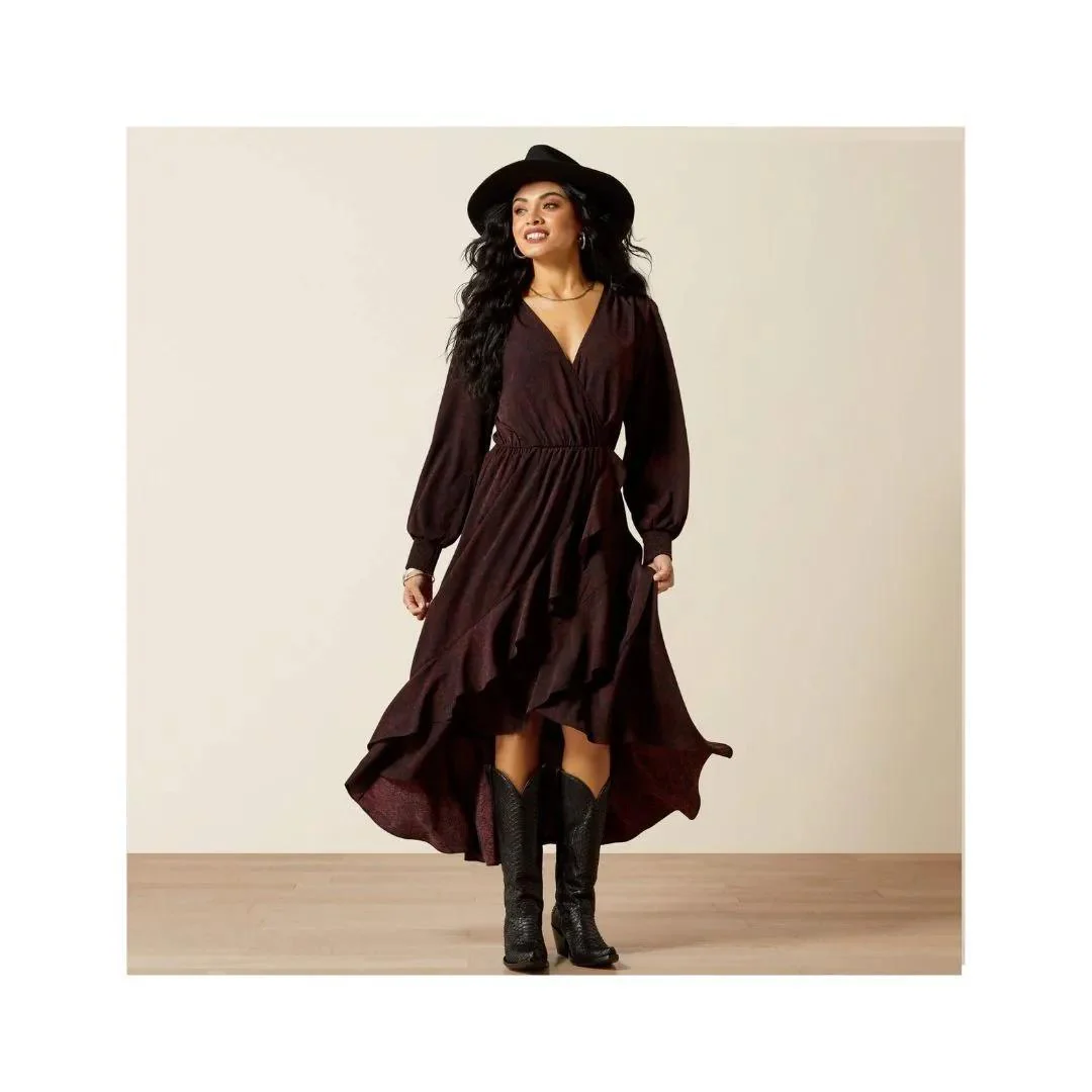 Ariat Women's Arizona Long Sleeve High-Low Dress - Image 7