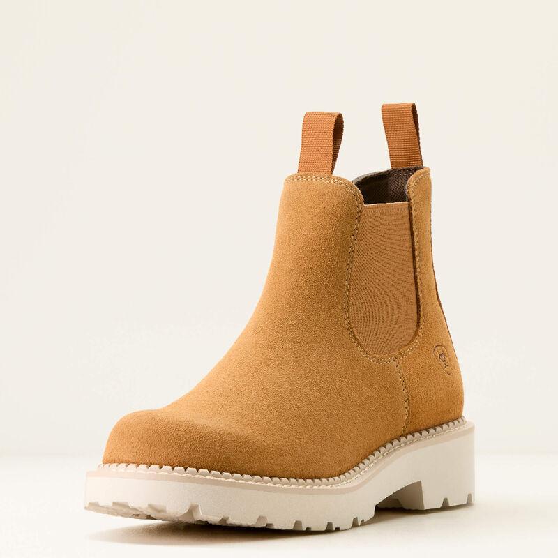 Ariat Women's Fatbaby Chelsea Wheat Suede