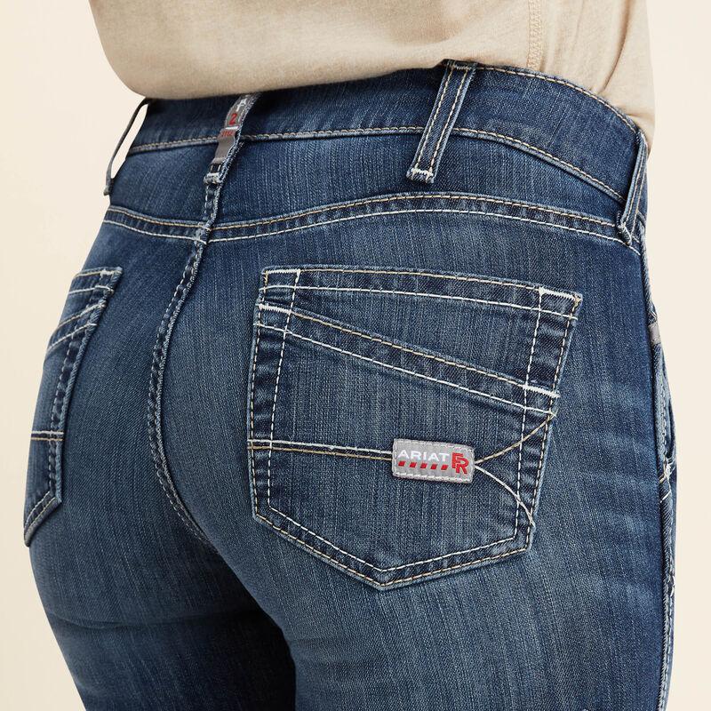 Ariat Women's Flame Resistant Rise DuraLight Stretch Cell Phone Straight Jean - Image 3