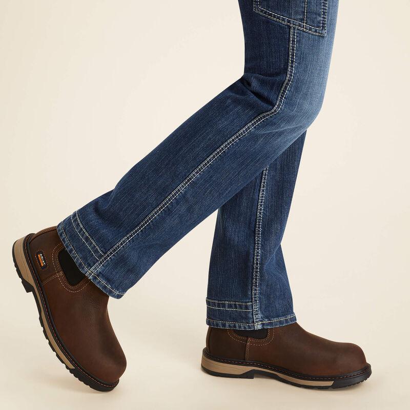 Ariat Women's Flame Resistant Rise DuraLight Stretch Cell Phone Straight Jean - Image 5