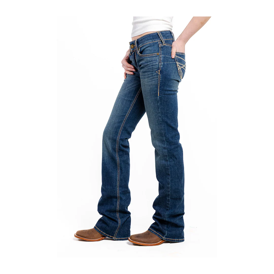 Ariat Women's Mid Rise Sonia Bootcut Jeans - Image 3