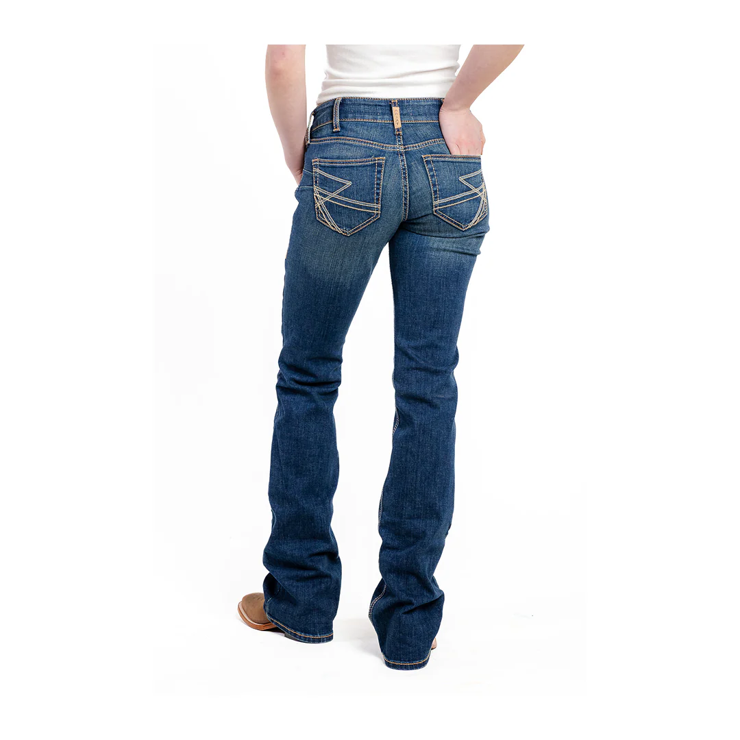 Ariat Women's Mid Rise Sonia Bootcut Jeans - Image 4