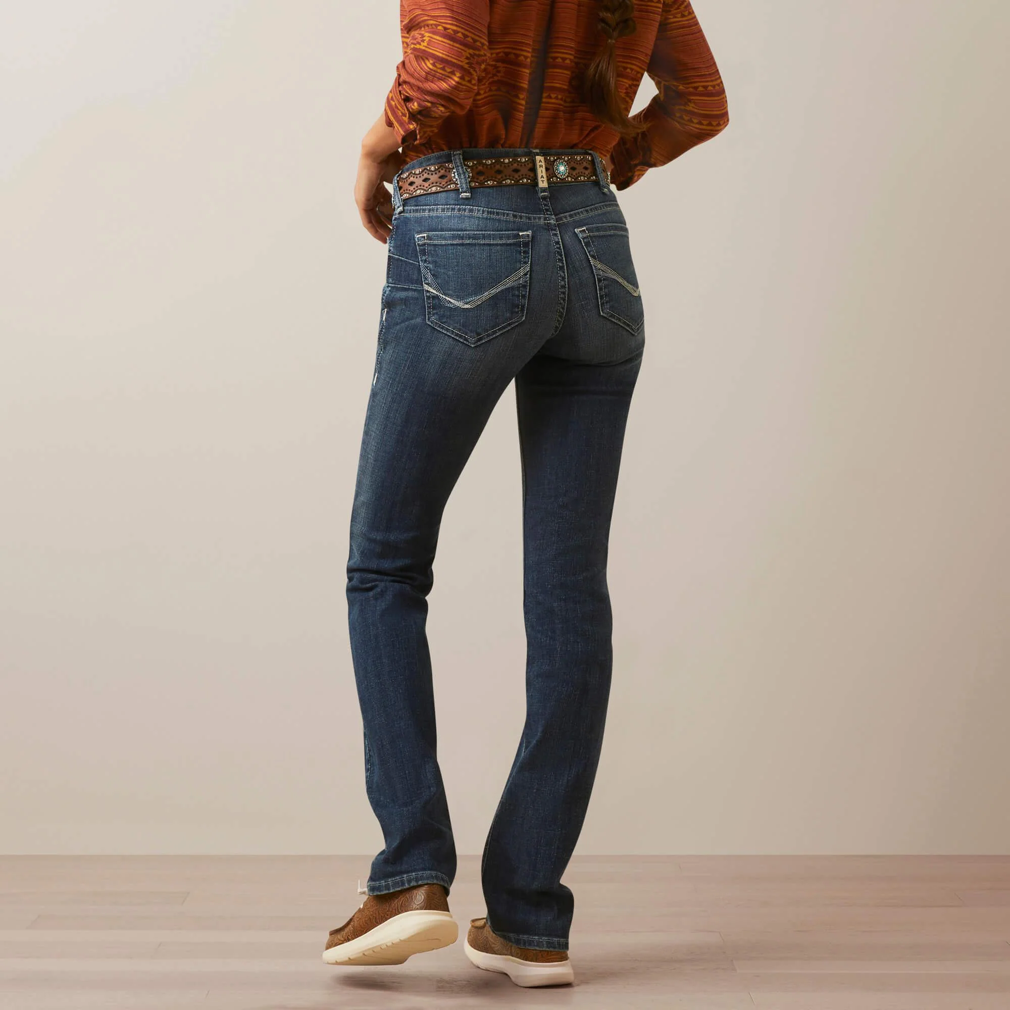 Ariat Women's R.E.A.L Perfect Rise Madyson Straight Leg Jean - CLEARANCE - Image 2