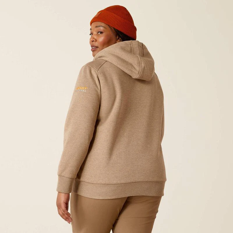 Ariat Women's Rebar All-Weather Sherpa Full Zip Hoodie - Image 4