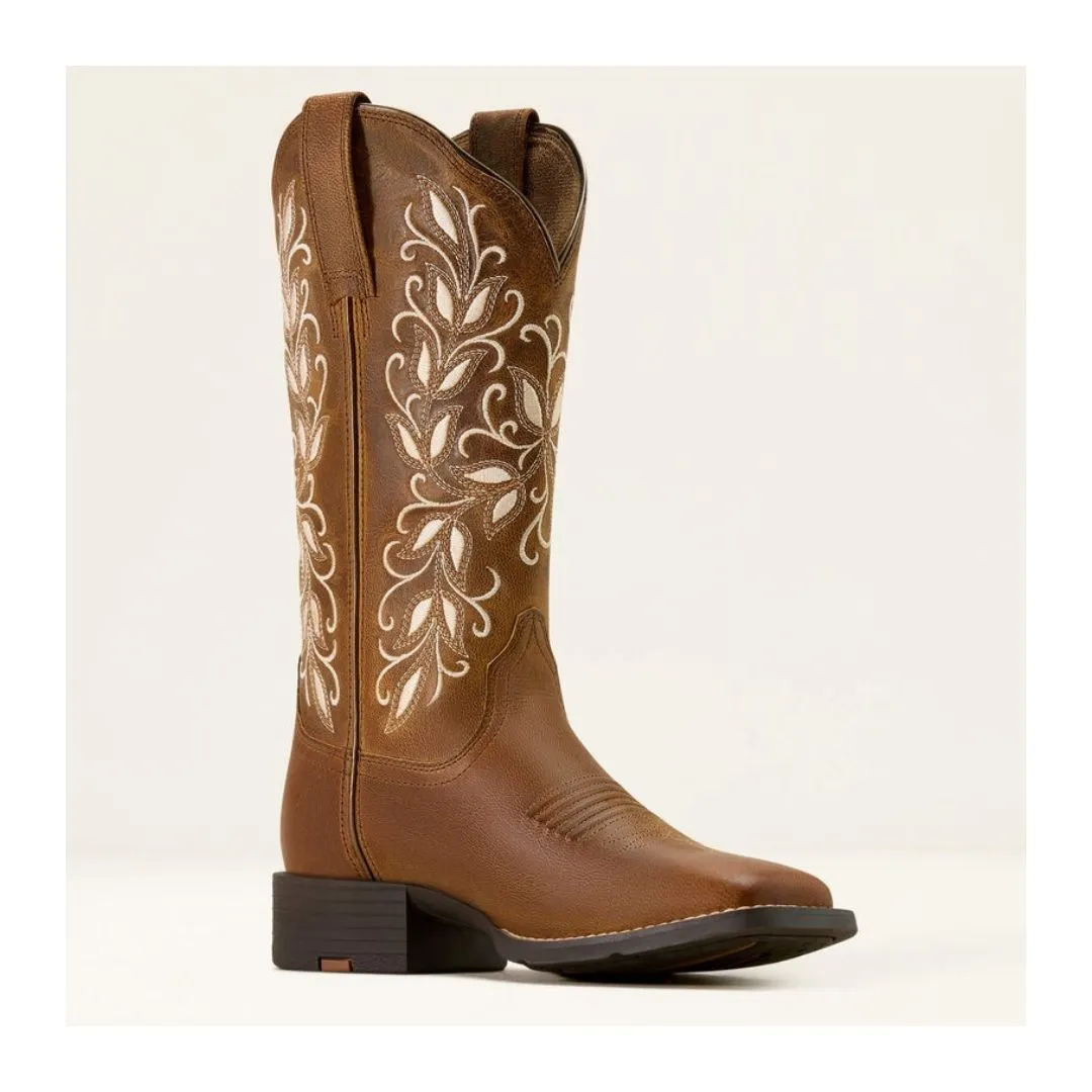Ariat Women's Round Up Holly Wide Square Toe Boot - Image 3
