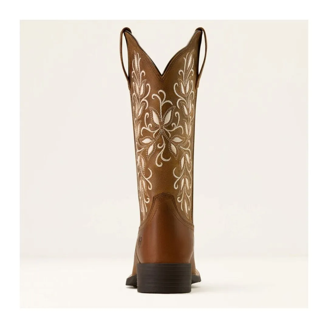 Ariat Women's Round Up Holly Wide Square Toe Boot - Image 5