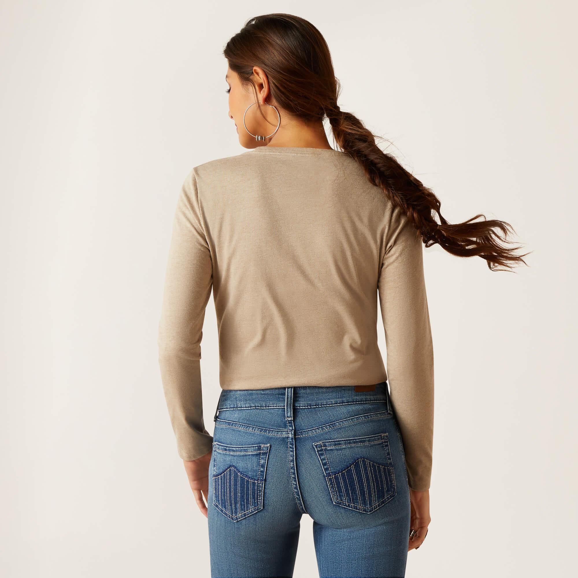 Ariat Women's Southwest Logo Long Sleeve - CLEARANCE - Image 2