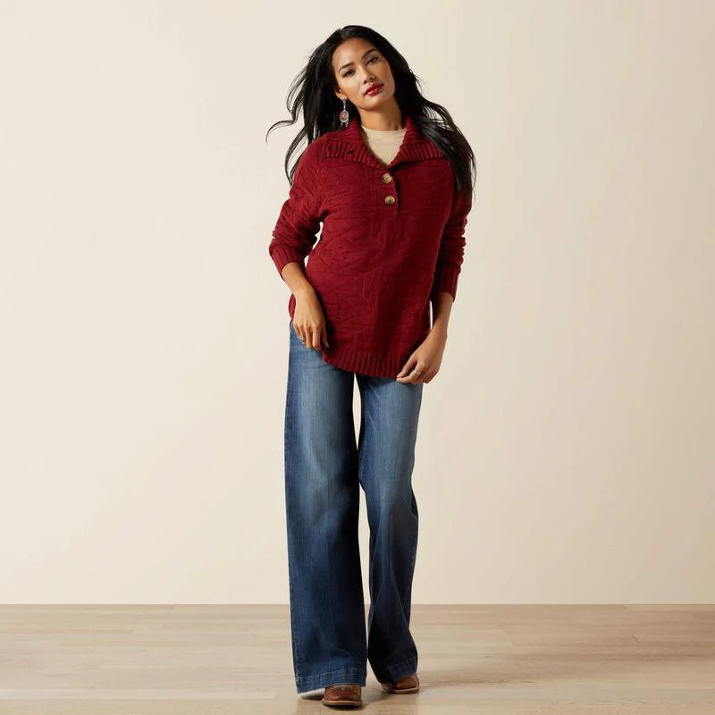 Ariat Women's Ornate Pullover Sweater - Image 3