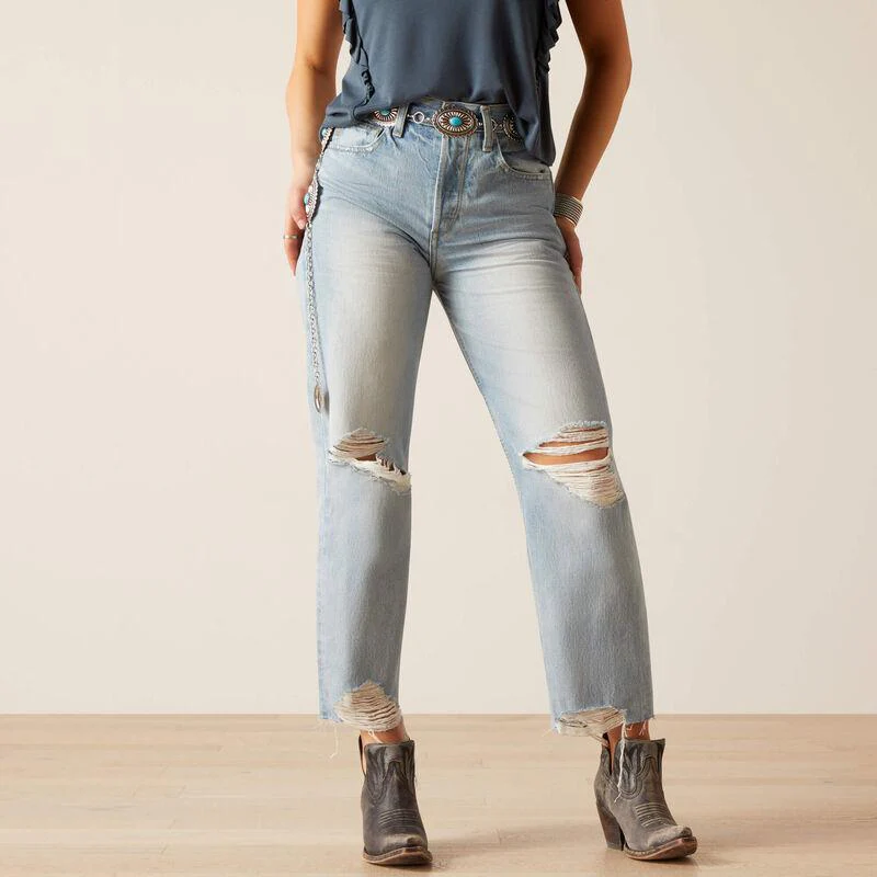 Ariat Women's Ultra High Rise Tomboy Straight Jean - CLEARANCE