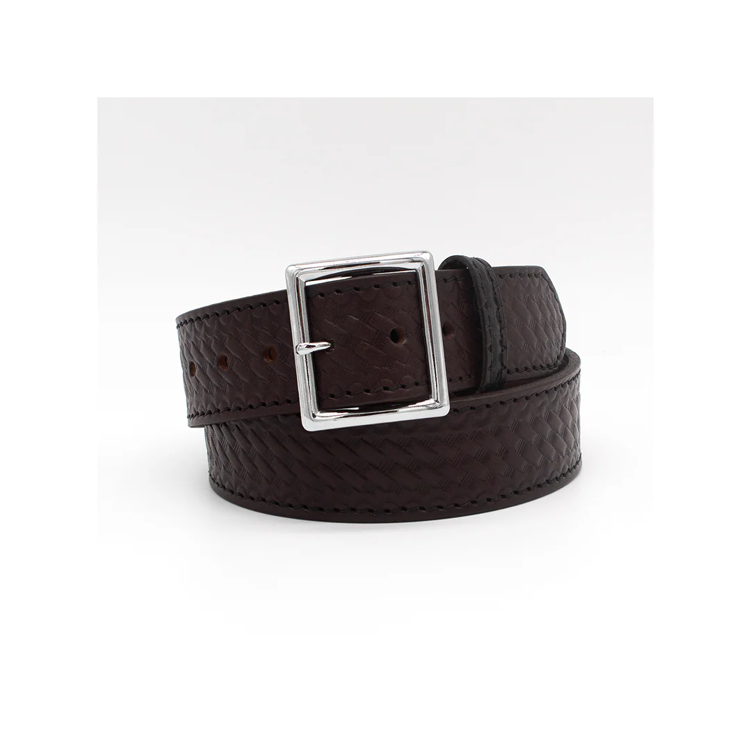 Boston Leather 1.75″ 10-12 Oz, Stitched Edge Garrison Belt - Image 10