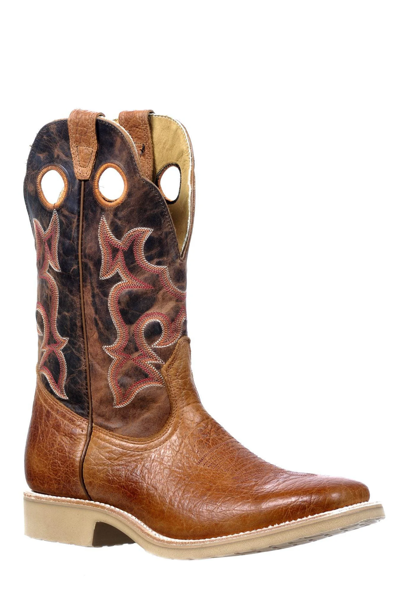 Boulet Men's "Rancher" Bullhide Square Toe Boot - Image 4