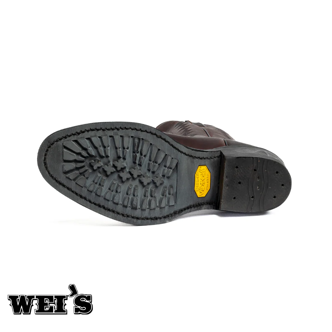 Boulet Men's Cowboy Work Boots 14" CSA Steel Toe Cowboy Heel Vibram Sole - Image 3