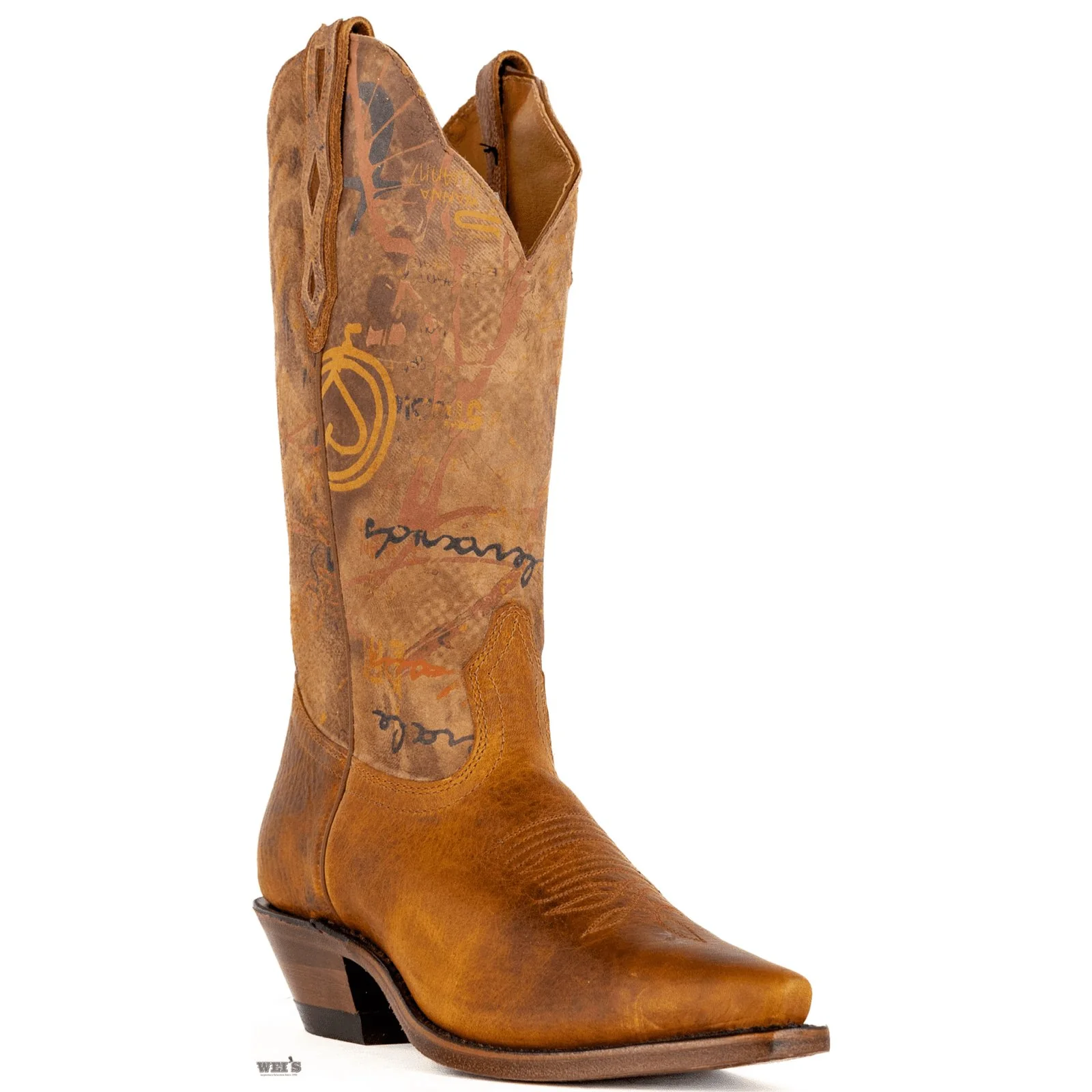 Boulet Women's Cowgirl Boots 11" Bullhide Fashion Snip J Toe Cowboy Heel - Image 5