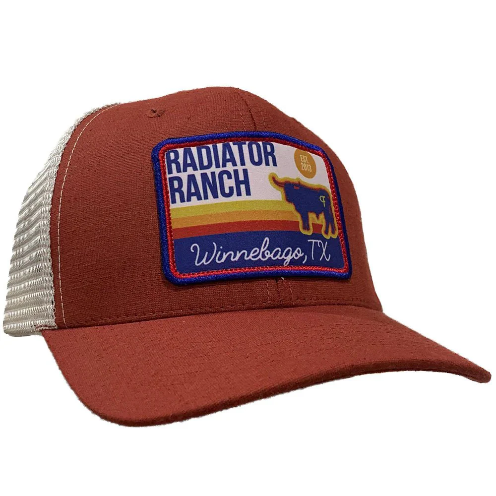 Dale Brisby Cap Trucker Mesh Back 6 Panel Curved Brim Bull Hauler