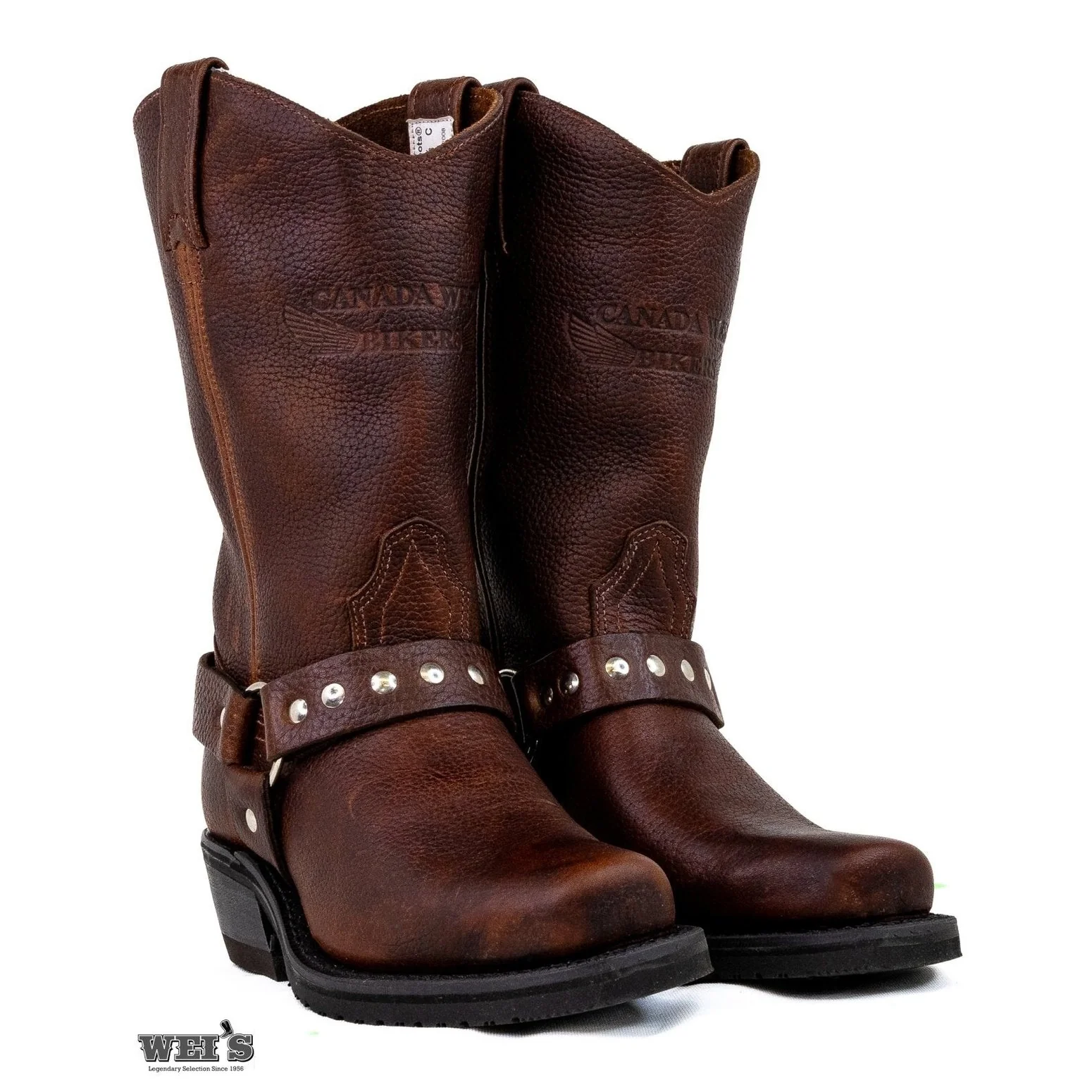 Canada West Women's Biker Boots 11" Cowhide - Image 3