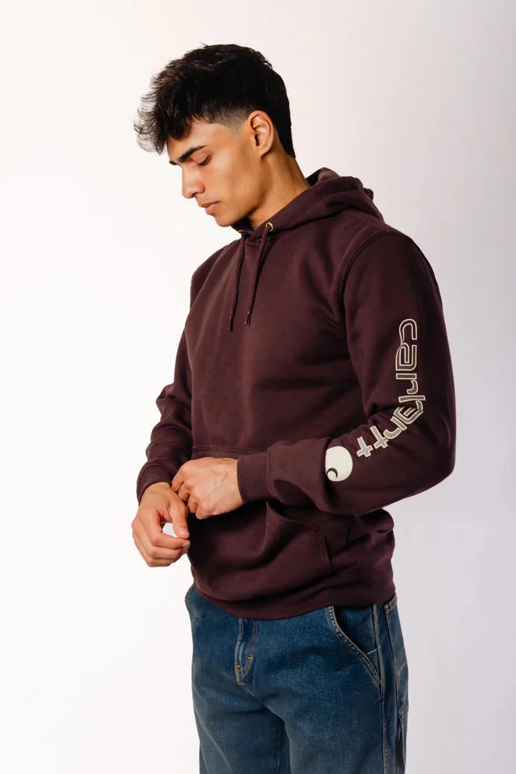 Carhartt Unisex Loose Fit Midweight Logo Sleeve Graphic - Image 2