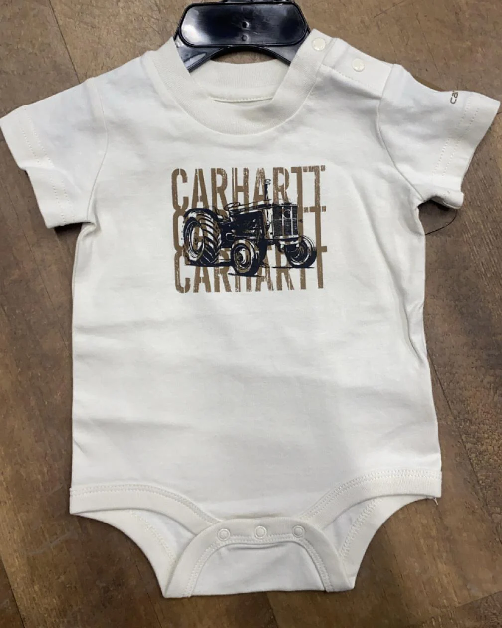 Carhartt Infant Boy's Short Sleeve Tractor Onesie