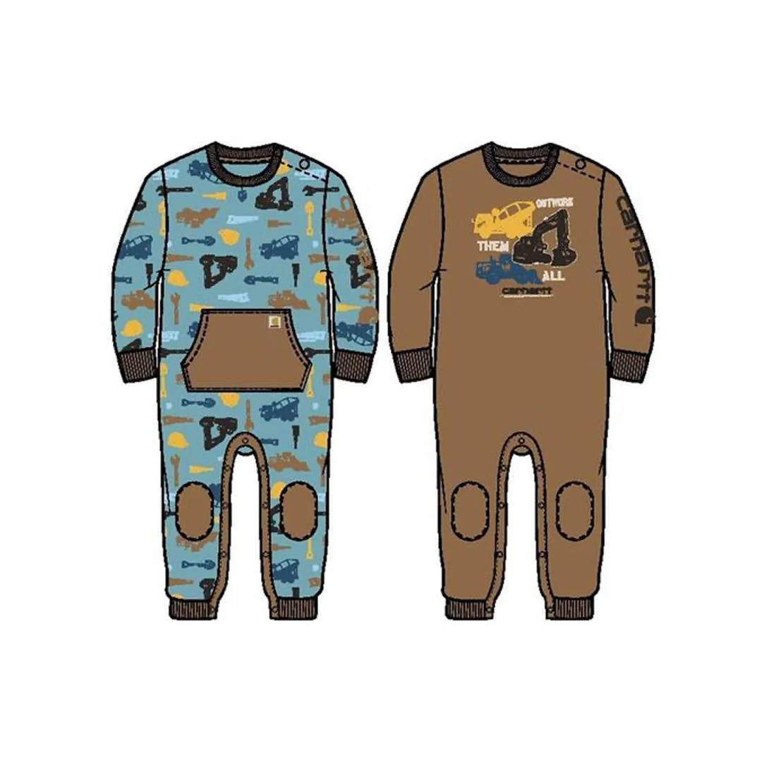 Carhartt Infant Long-Sleeve Construction Coverall 2pc Set - Image 2