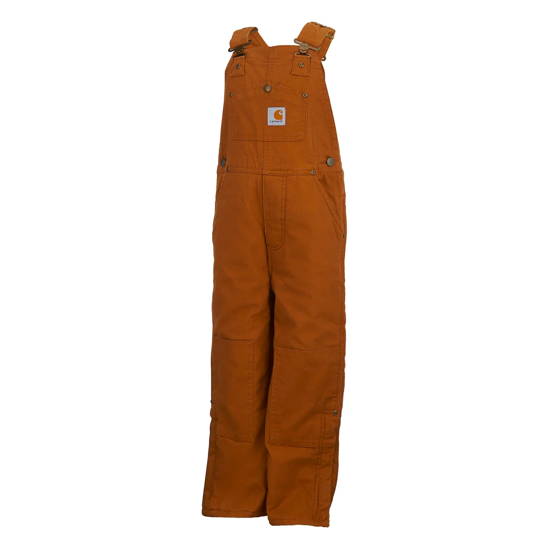 Carhartt Kid's Bib Overalls Duck Lined - Image 3