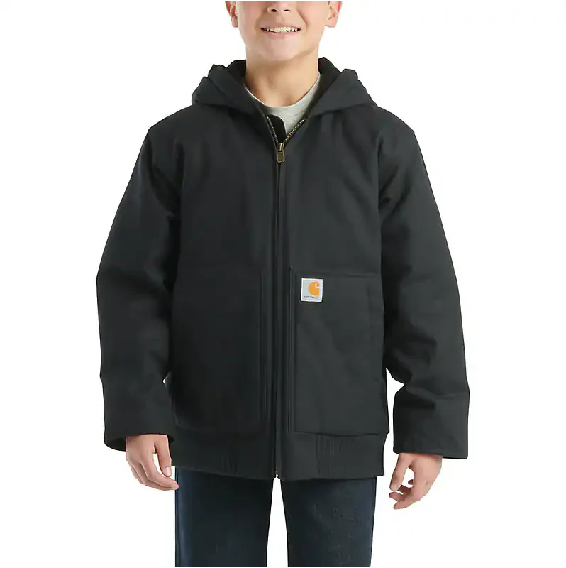 Carhartt Kid's Flannel Quilted Lined Active Jacket - Image 2