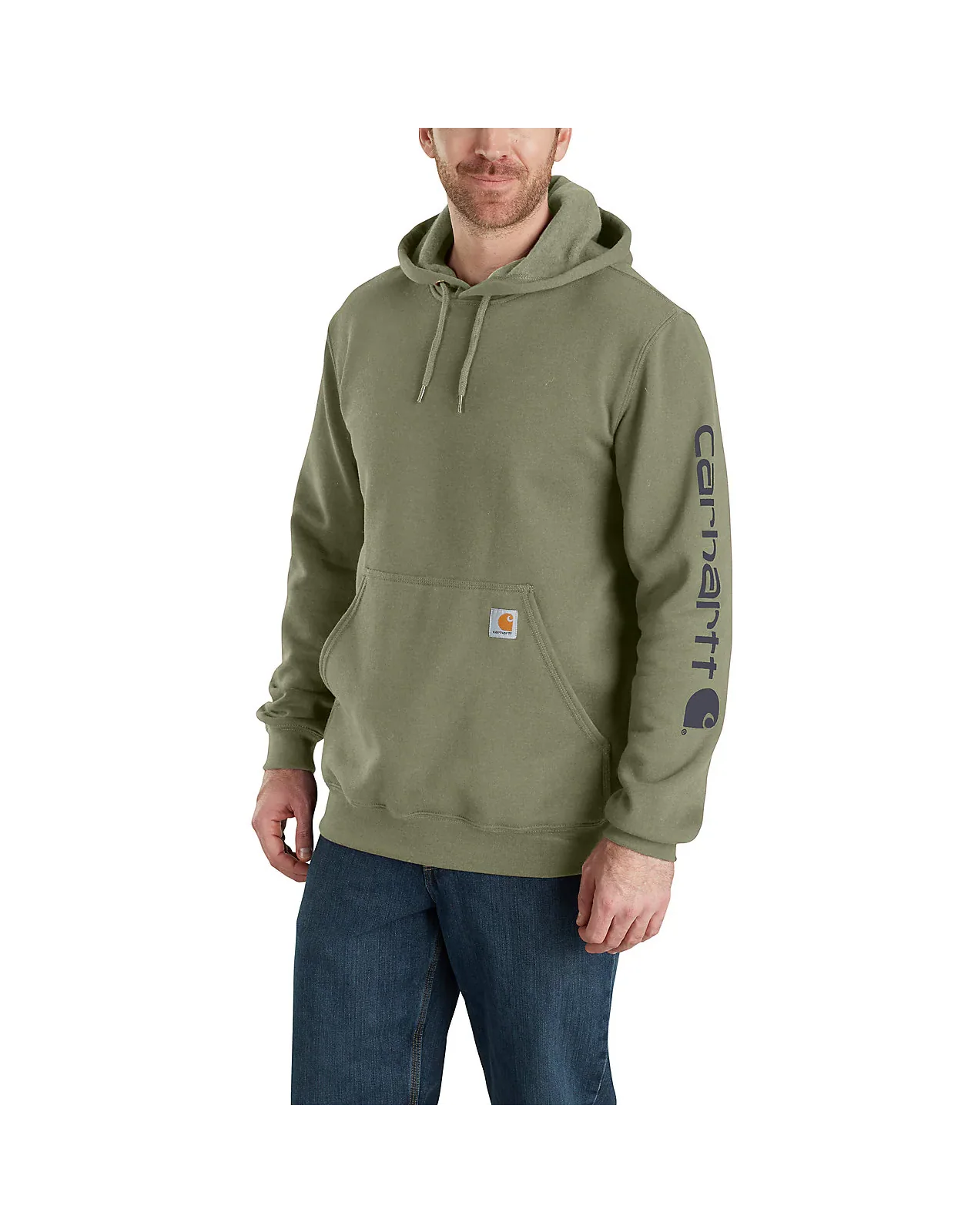 Carhartt Loose Fit Logo Sleeve Graphic Hoodie - Image 5