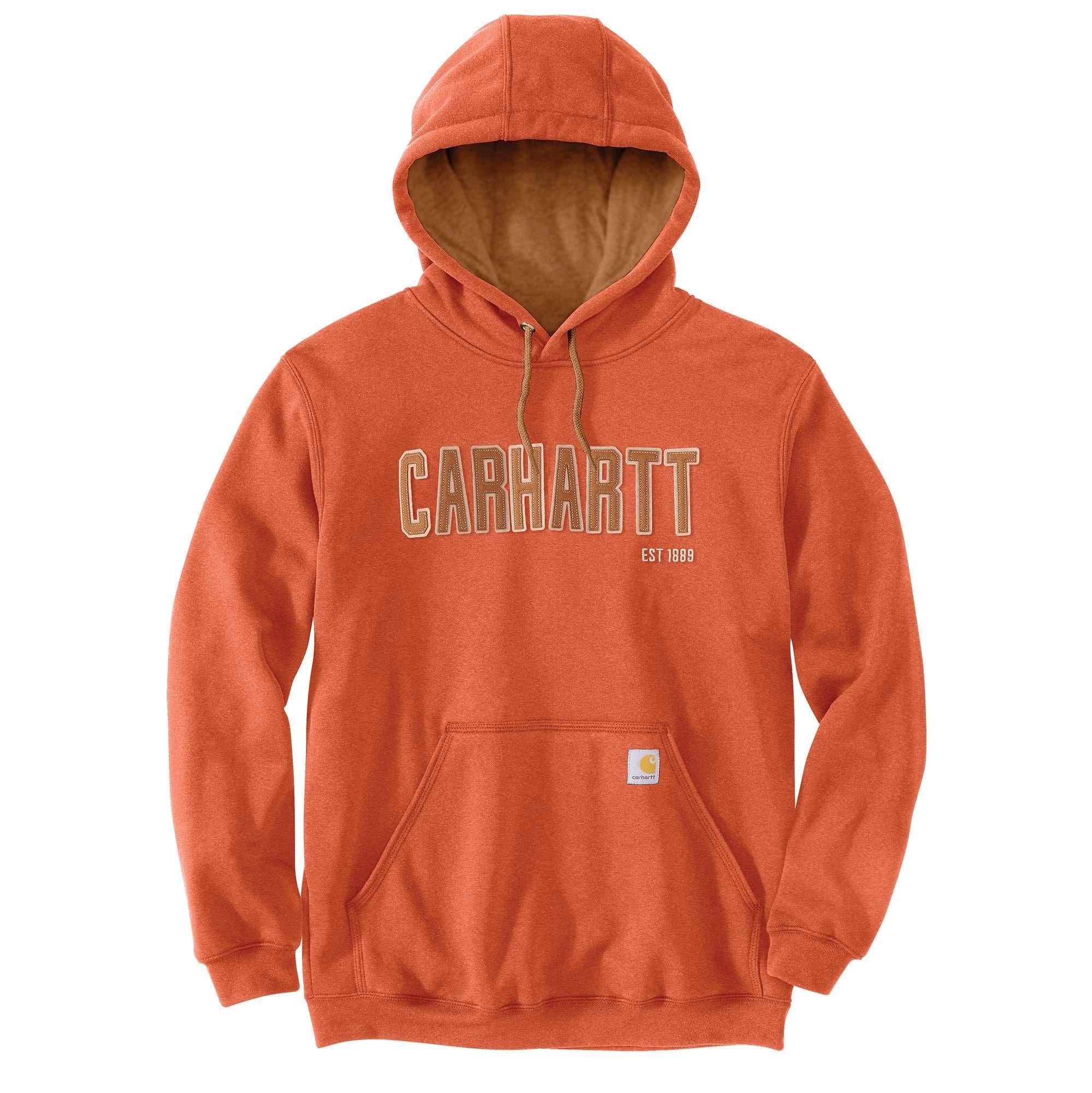 Carhartt Men’s Loose Fit Midweight Felt Logo Graphic Sweatshirt - Image 12