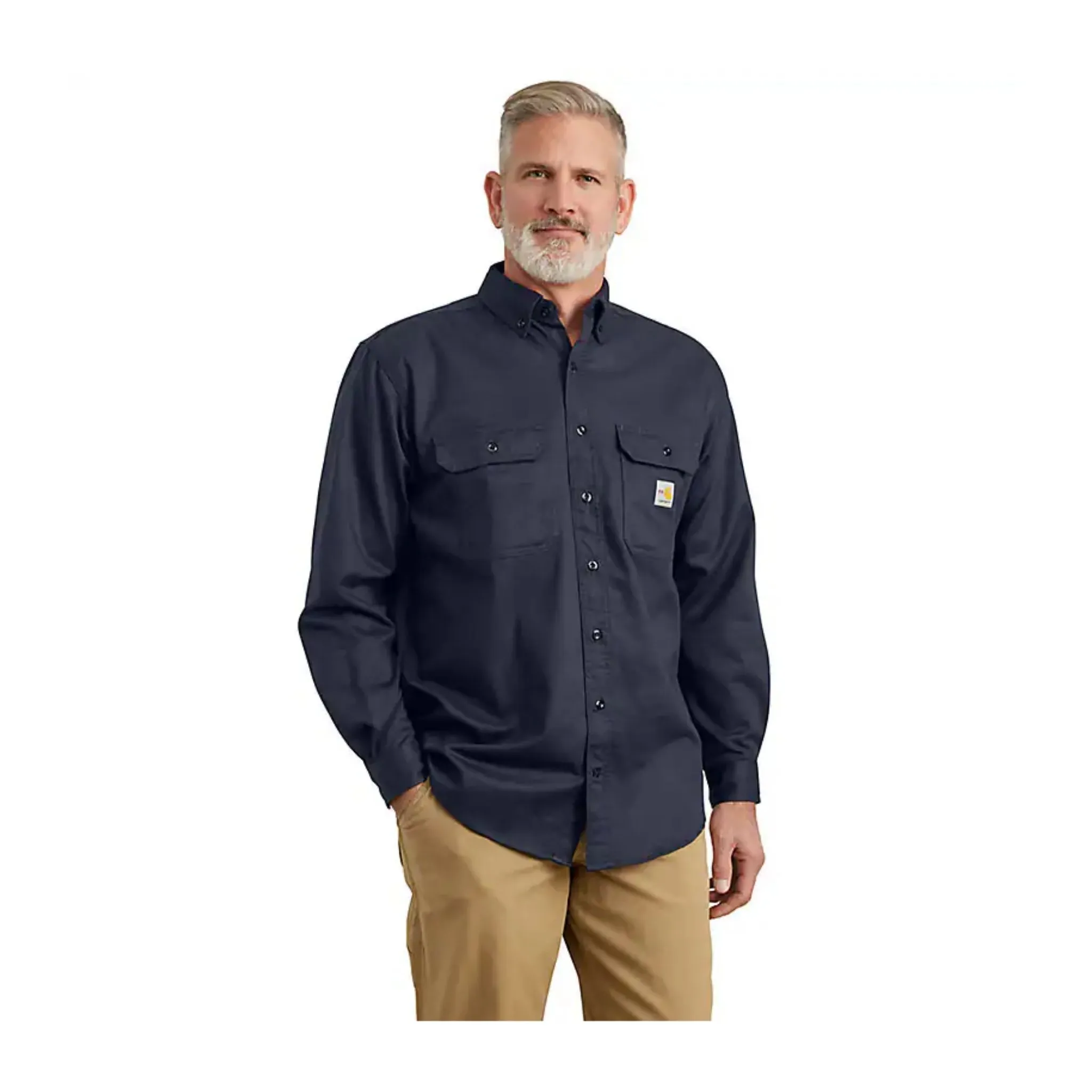 Carhartt Men’s Shirt Flame Resistant CAT-2 Twill Shirt