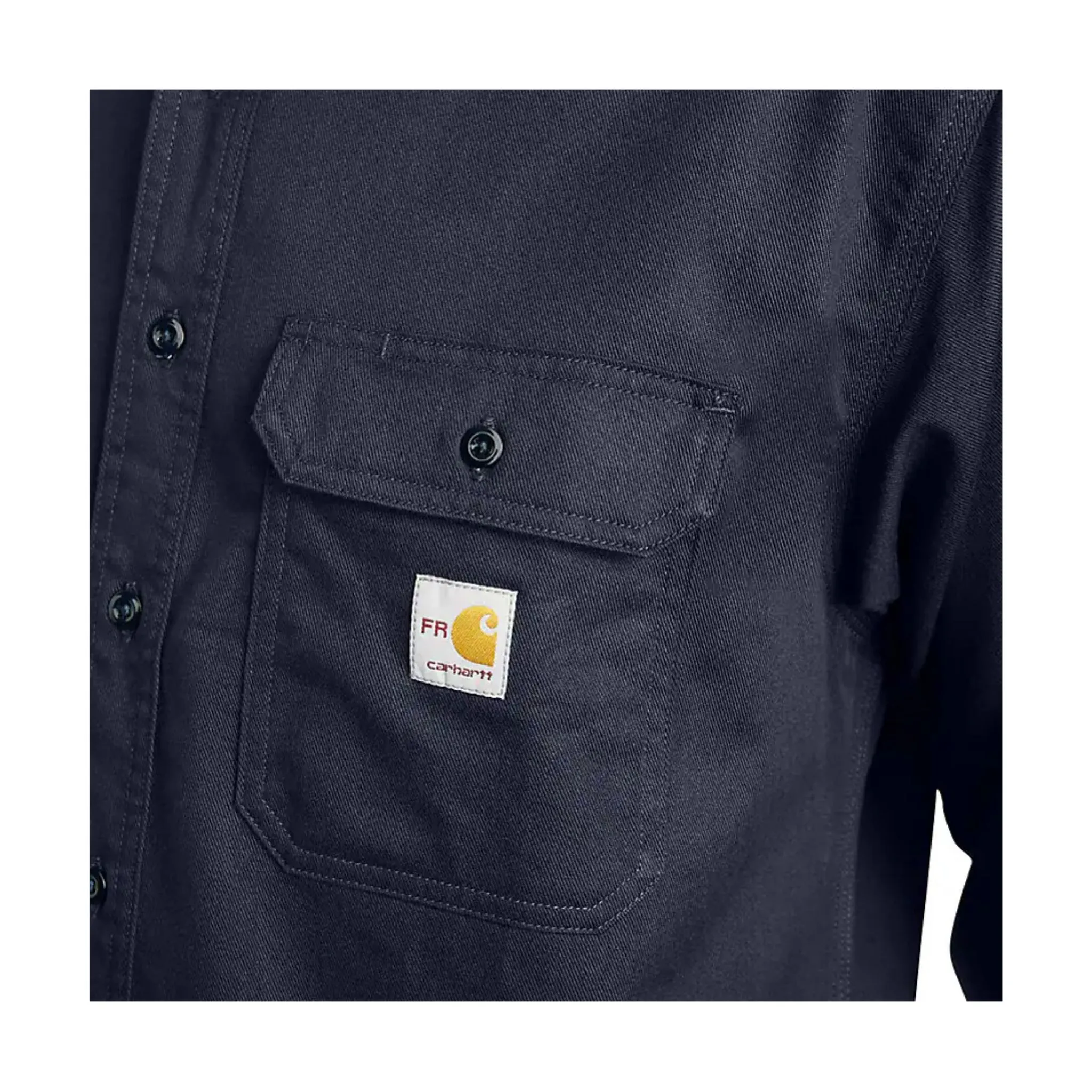 Carhartt Men’s Shirt Flame Resistant CAT-2 Twill Shirt - Image 3