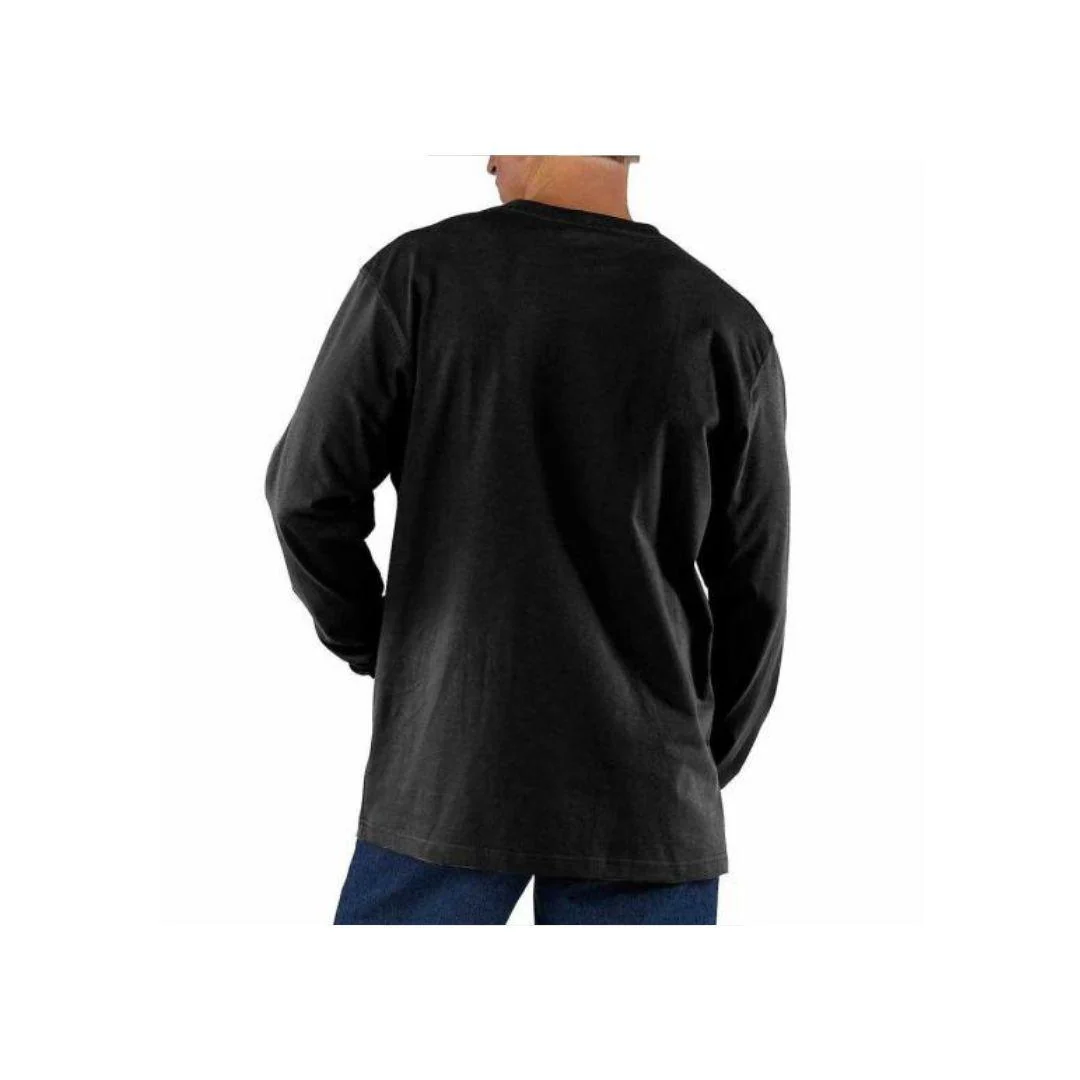 Carhartt Men's Loose Fit Heavyweight Long Sleeve Pocket T-Shirt - Image 3