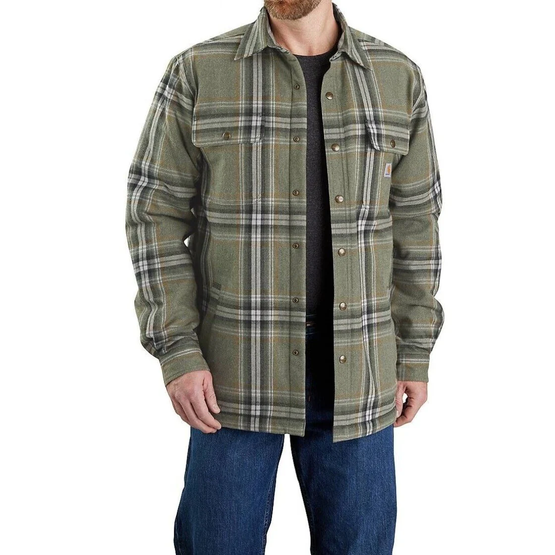 Carhartt Men's Shirt-Jac Sherpa Lined Relaxed Fit - Image 2
