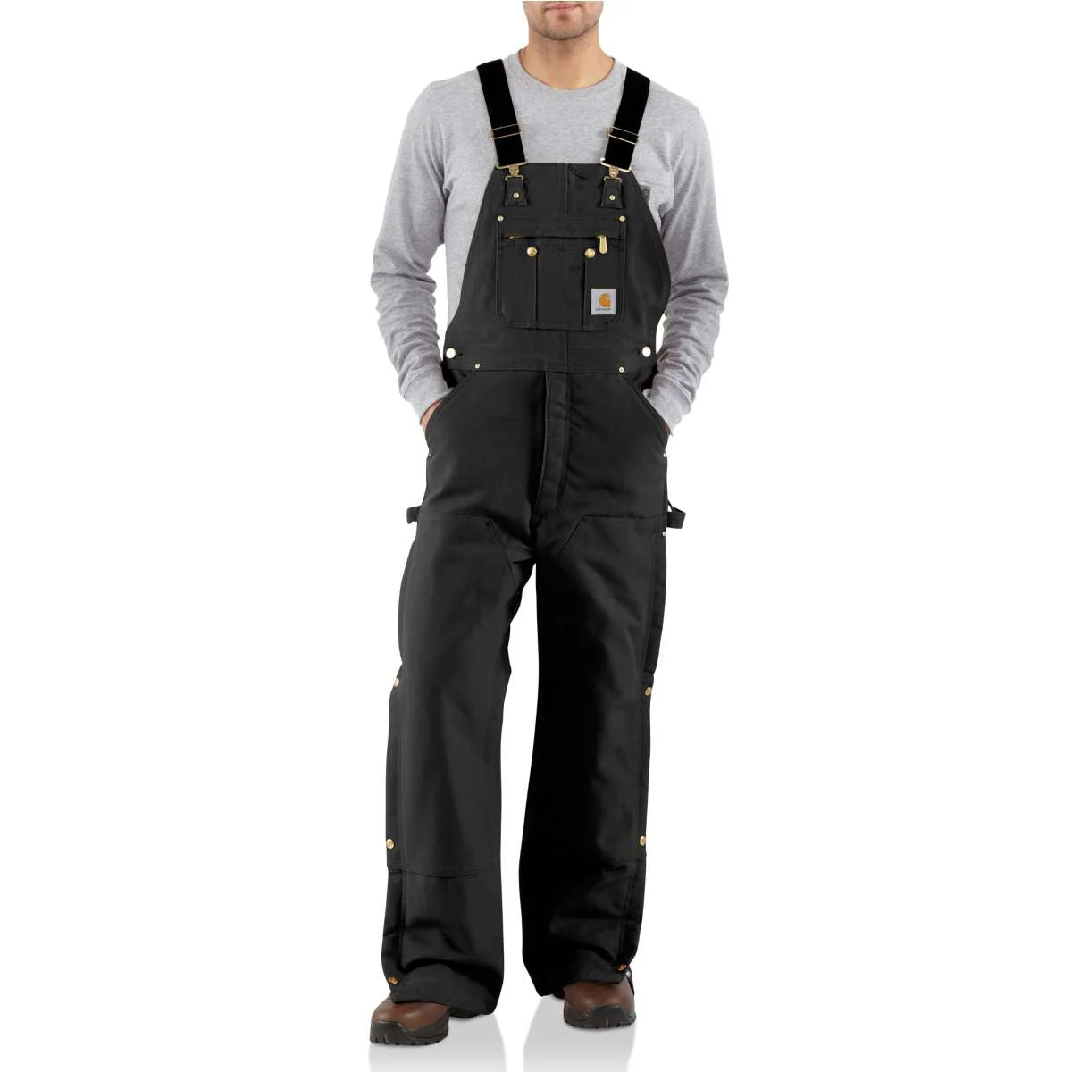 Carhartt Work Men's Bib Overalls Lined Duck Midweight -Clearance - Image 7