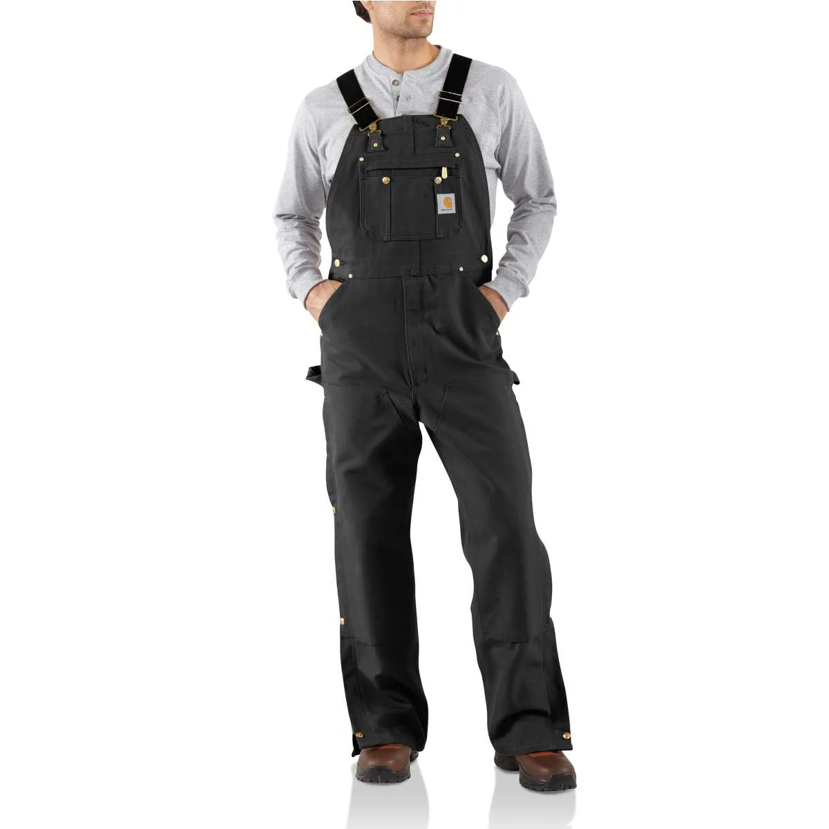 Carhartt Work Men's Bib Overalls Lined Duck Midweight -Clearance - Image 9